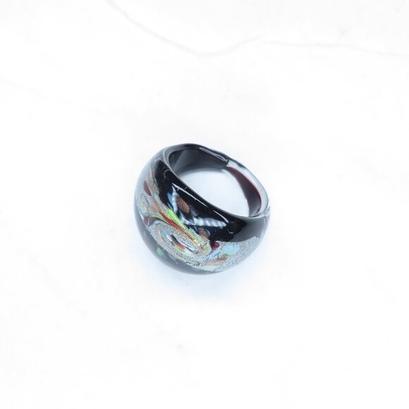 Multicolor Glass Ring - Picture 6 of 7